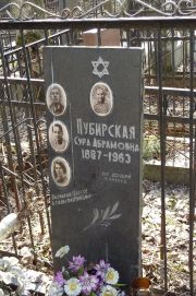 Пубирская Сура Абрамовна, Москва, Востряковское кладбище